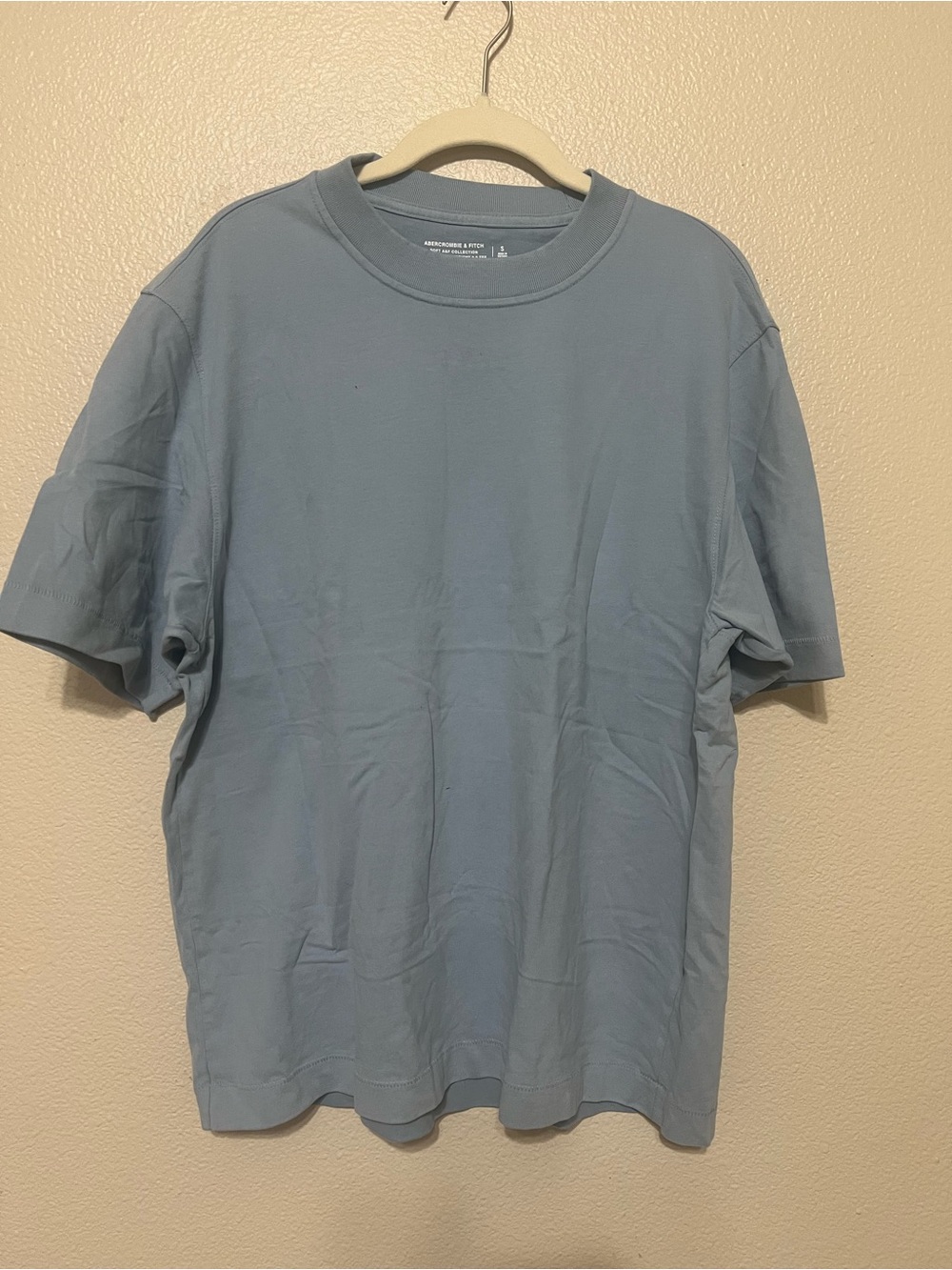 Abercrombie & Fitch Men's Crew Tee - Dusty Blue